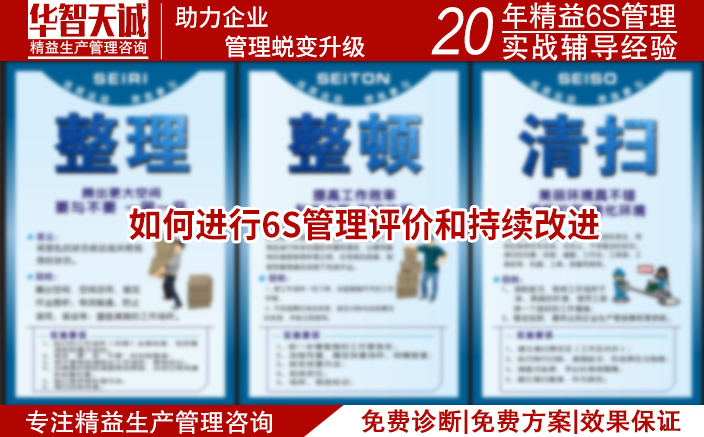 如何進行6S管理評價和持續改進